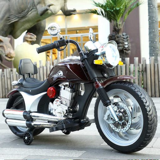12V Electric Children Kids Electric Motorcycle Harley Davidson Scooter Bike Durable Rechargeable 2-8 Years Kids