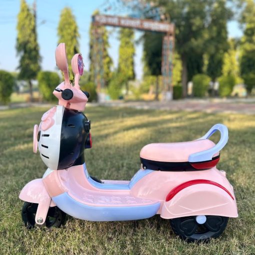 Kitty Baby Scooter Battery Operated Ride-On Bike with Music, Lights (Up to 4 Years)