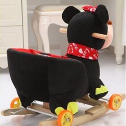 Rocking Plush Chair Minnie Mouse Ride on Wheel