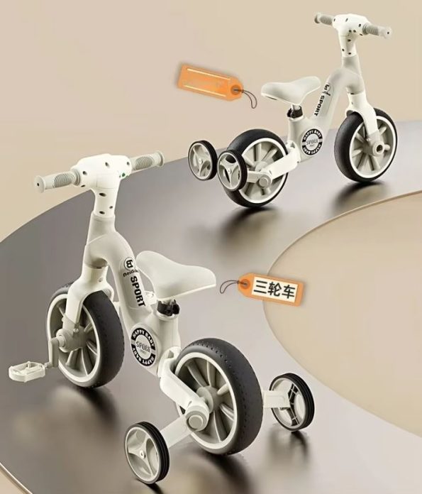 Anti-Rollover Sliding Tricycle Balance Car 3 Wheeler Bike – Tricycle for 2-8 Years Kids
