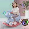 Rocking Horse 1-5 years old 2 in 1 Rocking Riding Horse