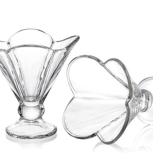 Floral Shape Ice Cream Bowl Set of 6