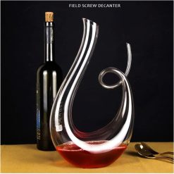 Elegant Snail Shape Wine & Juice Decanter