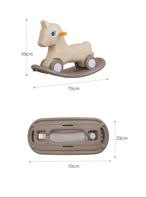 Rocking Horse Children’s Riding Baby Yo-Yo Car 2 in 1 Baby First Birthday Gift Rocking Horse