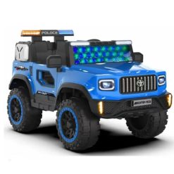 BMW Police Jeep 12V Kids Ride-On Car with LED Lights & Siren 2-8 Years Kids