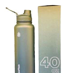 AquaFlask Water Bottle 40oz Moss green