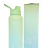 AquaFlask Water Bottle 40oz Mint Gelato