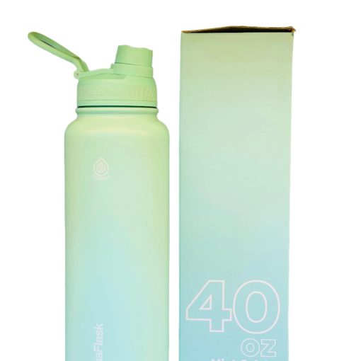 AquaFlask Water Bottle 40oz Mint Gelato