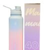 AquaFlask Water Bottle 40oz Marshmallow