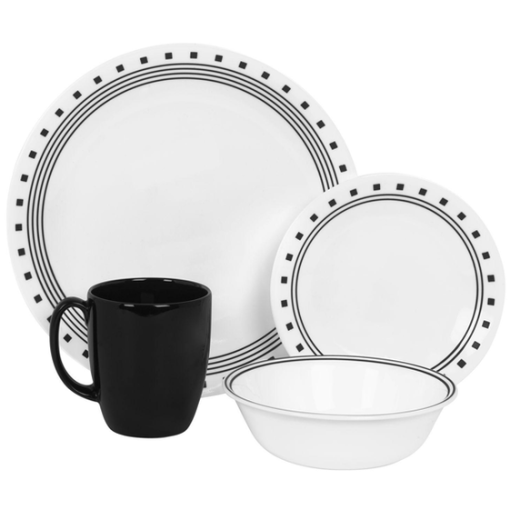 Corelle Livingware Series 16 Pcs Dinner Set City Block - Image 5