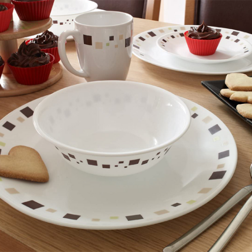 Corelle Livingware Series 16 Pcs Dinner Set Geometric - Image 6