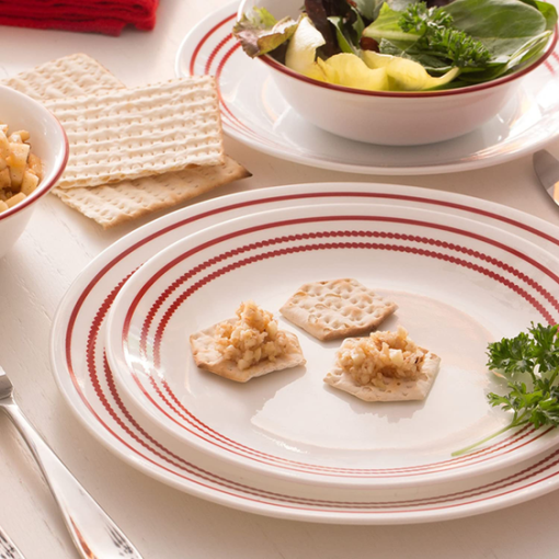 Corelle Livingware Series 16 Pcs Dinner Set Ruby Red - Image 6