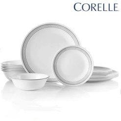 Corelle® MYSTIC GREY 18 Piece Dinnerware Set