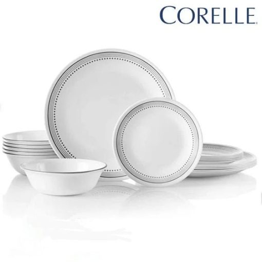 Corelle® MYSTIC GREY 18 Piece Dinnerware Set