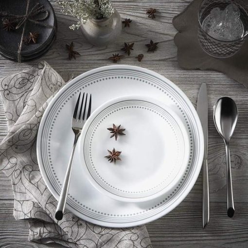 Corelle® MYSTIC GREY 18 Piece Dinnerware Set - Image 3