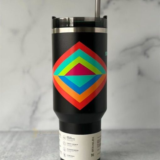 Stanley Quencher H2.0 Tumbler 40oz - HYPER GEO HEAT WAVE - Image 5