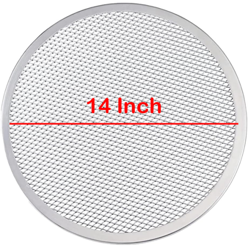 Pizza Mesh Plate Aluminum 14 Inch - Image 3