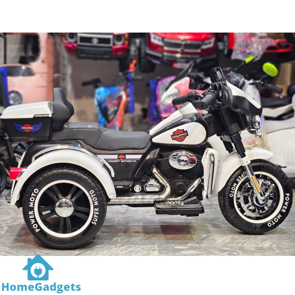 Harley Davidson Style Kids Motorcycle – 3 Wheel Rechargeable Electric Bike 2 Harley Davidson Style Kids Motorcycle