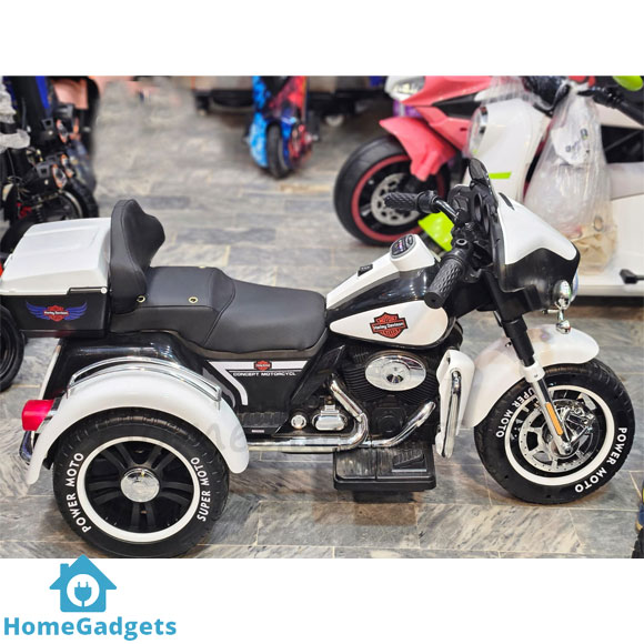 Harley Davidson Style Kids Motorcycle – 3 Wheel Rechargeable Electric Bike 3 Harley Davidson Style Kids Motorcycle
