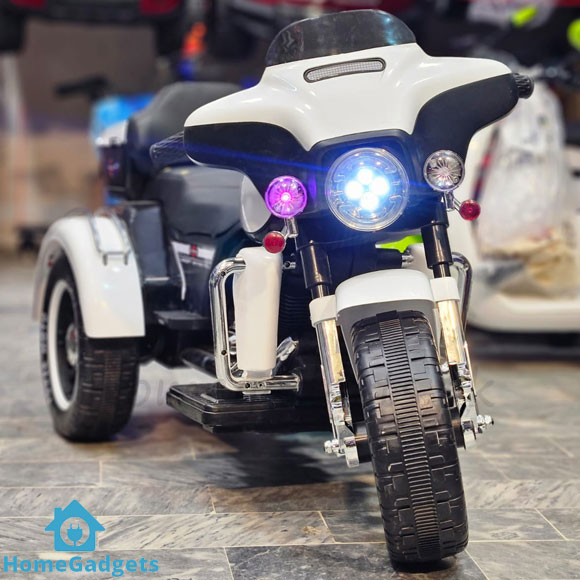 Harley Davidson Style Kids Motorcycle – 3 Wheel Rechargeable Electric Bike 12 Harley Davidson Style Kids Motorcycle