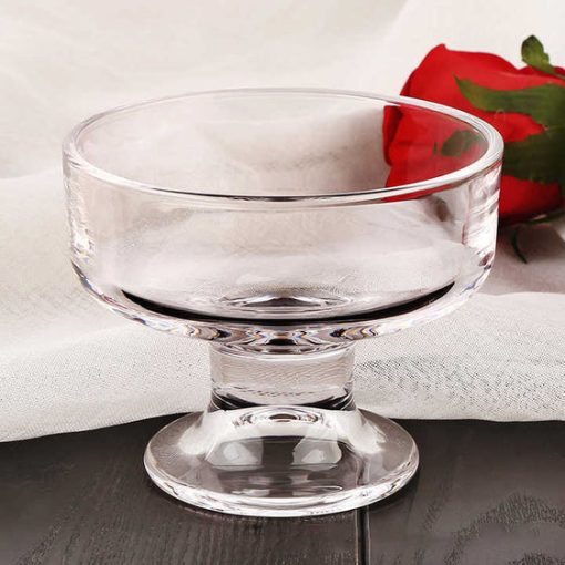Chinese Crystal Low Footed Bowl Set of 6