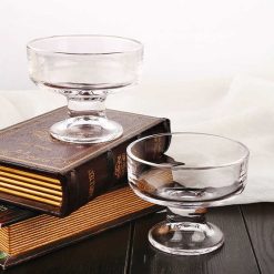 Chinese Crystal Low Footed Bowl Set of 6
