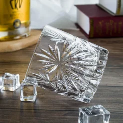 Chinese Cut Crystal Glass Set of 6