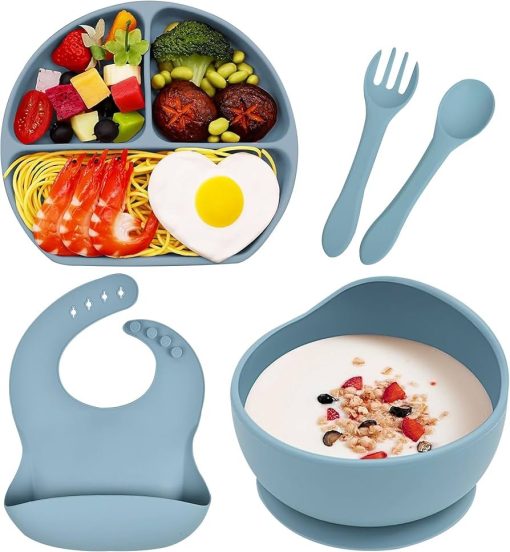 Baby Feeding Set, 8Pcs Baby Led Weaning Supplies - Image 2