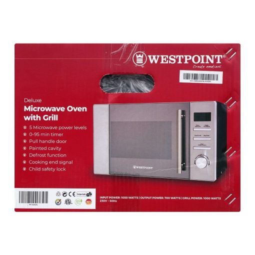WestPoint Deluxe Microwave Oven With Grill, WF-830DG - Image 4