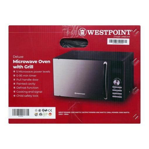 WestPoint Deluxe Microwave Oven With Grill, 30 Liters, WF-832DG - Image 4