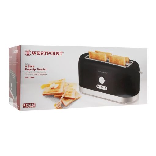 WestPoint 4 Slice Pop Up Toaster, WF-2528 - Image 2