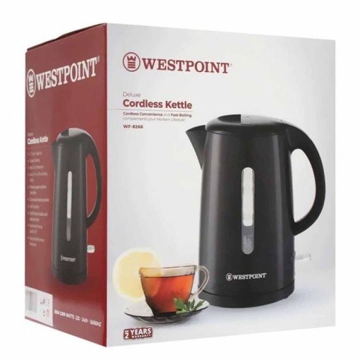 WestPoint Deluxe Cordless Kettle 2 ltr WF-8266 - Image 2