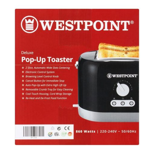 WestPoint 4 Slice Pop Up Toaster, WF-2528 - Image 4