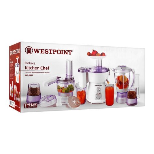 WestPoint Jumbo Food Factory With Extra Grinder 9 in 1 WF – 2805 - Image 2
