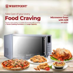 WestPoint Deluxe Microwave Oven With Grill, WF-830DG