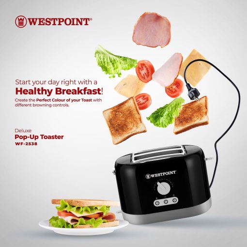 WestPoint Deluxe Pop-Up Toaster, WF-2538 - Image 3