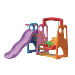 Plastic Kids Slide And Swing SHA-16092