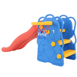 Edu Plays Play Center “ELEPHANT” WITH BASKETBALL HOOP Slide For Kids WJ-311