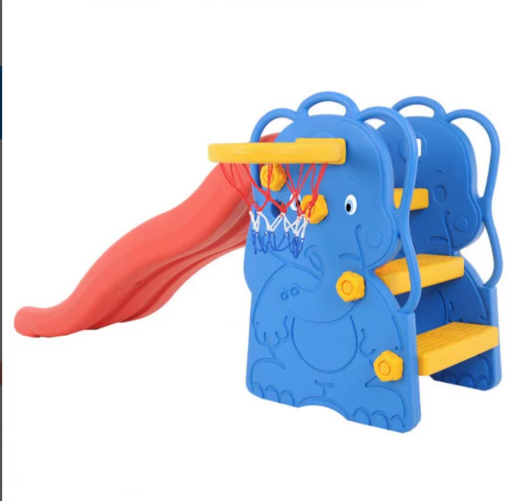 Edu Plays Play Center “ELEPHANT” WITH BASKETBALL HOOP Slide For Kids WJ-311