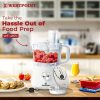 WestPoint Chopper With Vegetable Cutter with Powerful Motor WHITE WITH CITRUS 497C