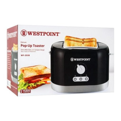 WestPoint Deluxe Pop-Up Toaster, WF-2538 - Image 2