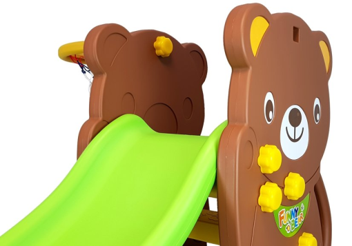 Infantes Teddy Bear Childrens Slide Garden Basketball – CHD-160 – Korea Made - Image 2