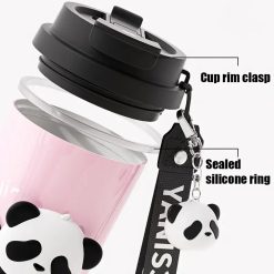 panda insulated 316 stainless steel tumbler portable stainless steel thermal flask 520ml 17.5oz 0 in Pakistan 3