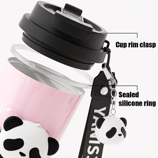 Yani's Japan Insulated Coffee Tumbler with Infuser Tube & Inner Ceramic 520ml - Image 6