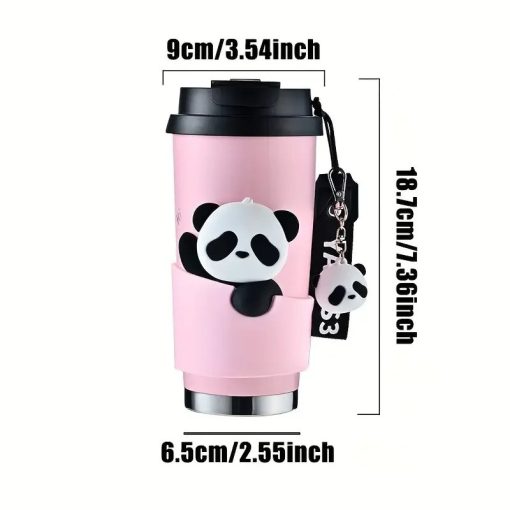 Yani's Japan Insulated Coffee Tumbler with Infuser Tube & Inner Ceramic 520ml - Image 2
