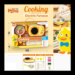 13Pcs Kids Realistic Duck Kitchen Cooking Set