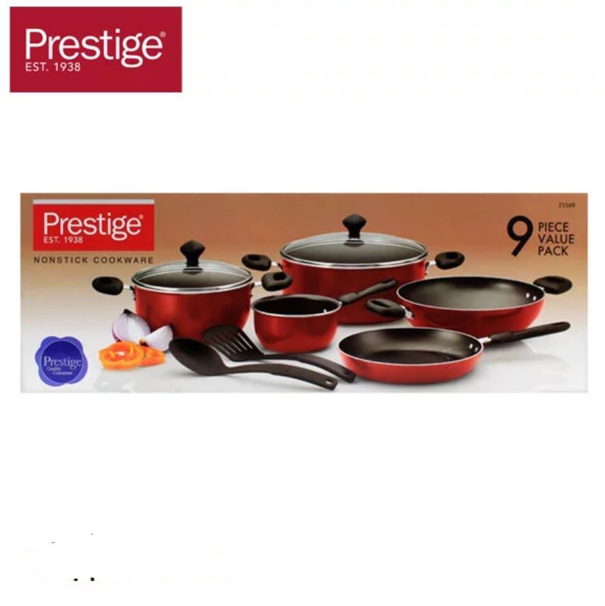 Prestige Non-Stick Value Pack Set 9 Piece - 21569 1 Prestige Non-Stick Value Pack Set 9 Piece - 21569