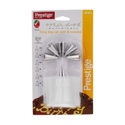 Prestige Icing Bag Set 6 Nozzles 42401