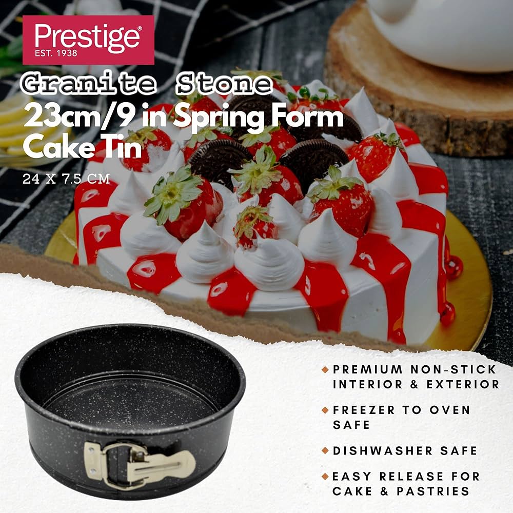 Prestige Granite Spring Cake Pan 16cm - 48781 3 Prestige Granite Spring Cake Pan 23cm - 48755