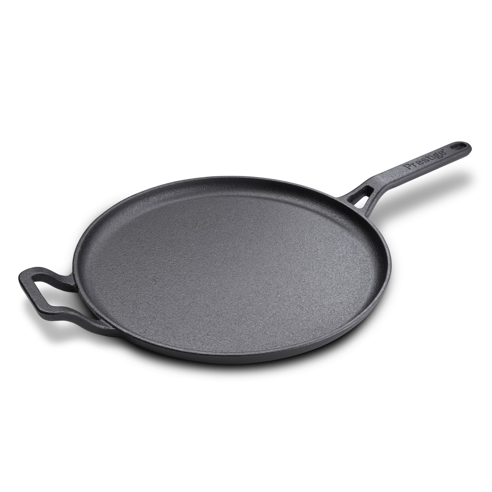 Prestige Cast Iron Flat Tawa Induction Cast Iron Tawa 28cm – 48885 1 Prestige Cast Iron Flat Tawa Induction Cast Iron Tawa 28cm – 48885